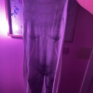 Black and White Sleeveless bodycon Dress